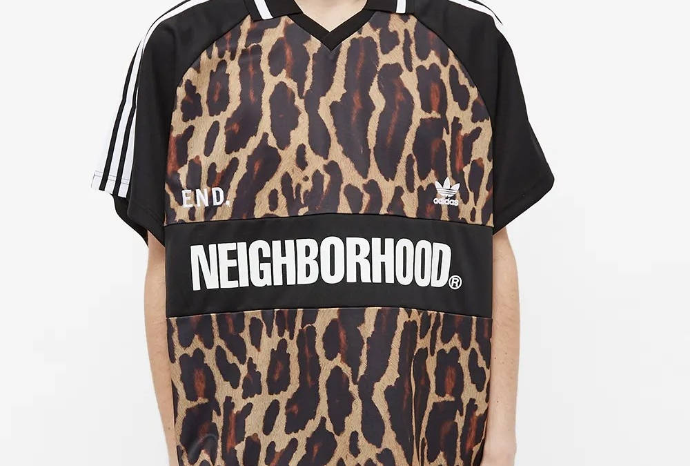 END x adidas x Neighborhood Oversize Vintage Jersery Leopard 