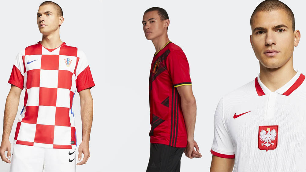 Image via Nike/adidas The Top Football Kits Available for Euro 2020