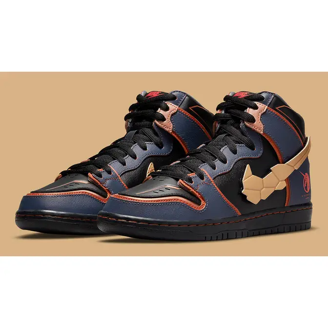 Gundam x Nike SB Dunk High 02 Banshee | Where To Buy | DH7717-400