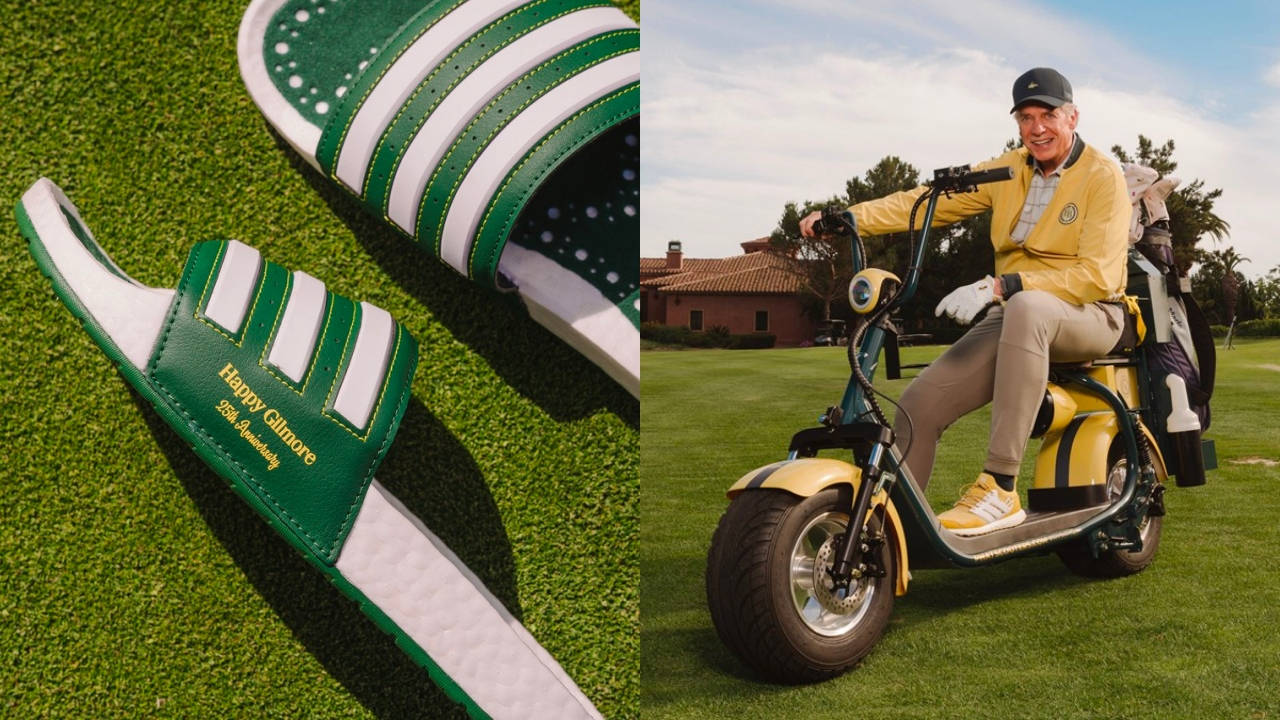 Extra Butter x adidas Hit a Hole in One With This 'Happy Gilmore' 25th Anniversary Collection