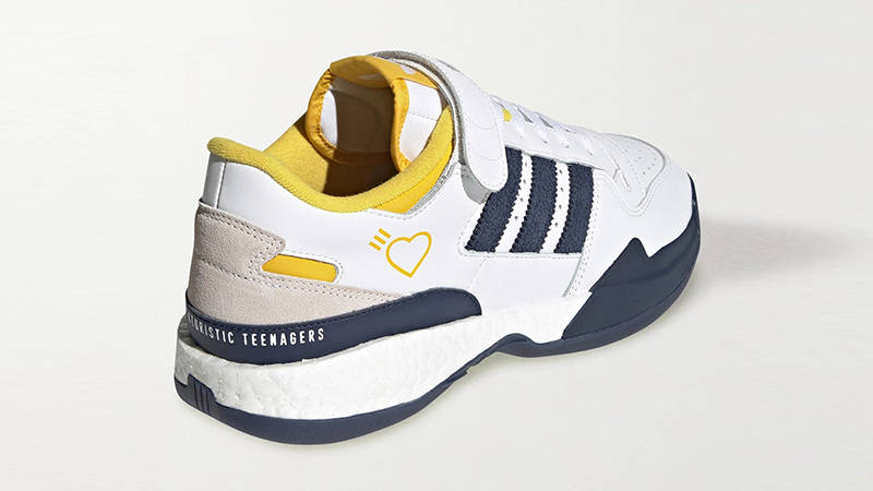 Human Made x adidas Forum Yellow Collegiate Navy S42975 Back