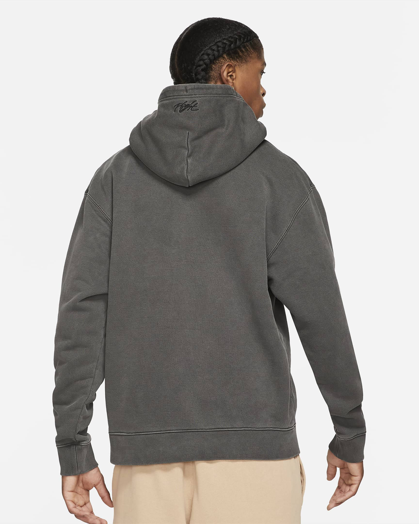 flight heritage washed fleece hoodie