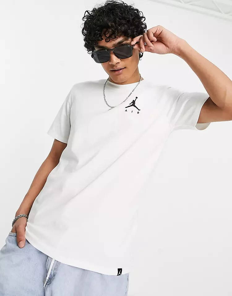 Jordan Jumpman Embroidered TShirt White The Sole Supplier