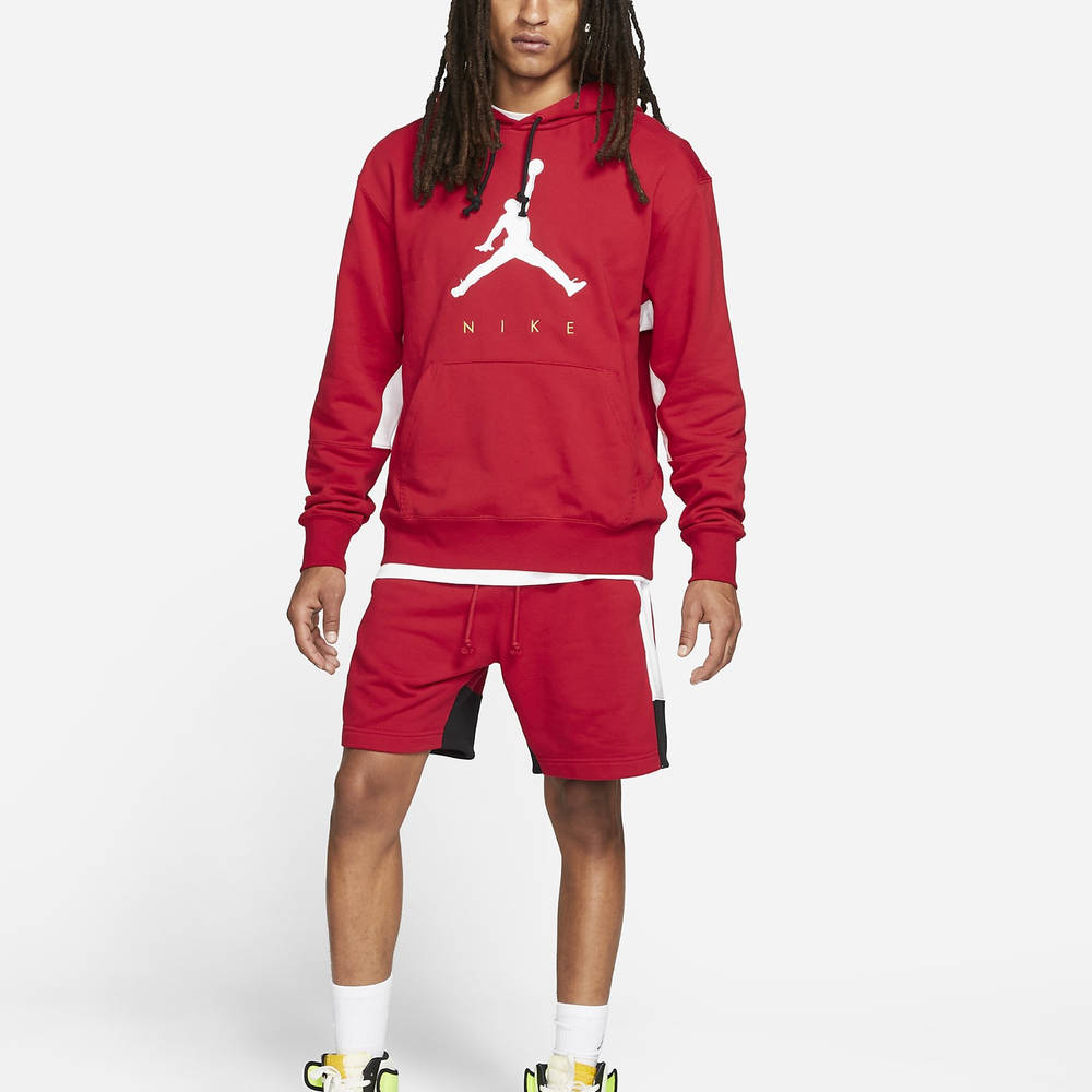 Jordan Jumpman Fleece Shorts - Gym Red | The Sole Supplier