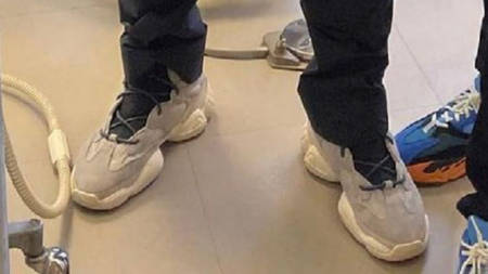 Kanye Rocked Unreleased Grey Yeezy 500 Highs to the Dentist Kanye Rocked Unreleased Grey Yeezy 500 Highs to the Dentist