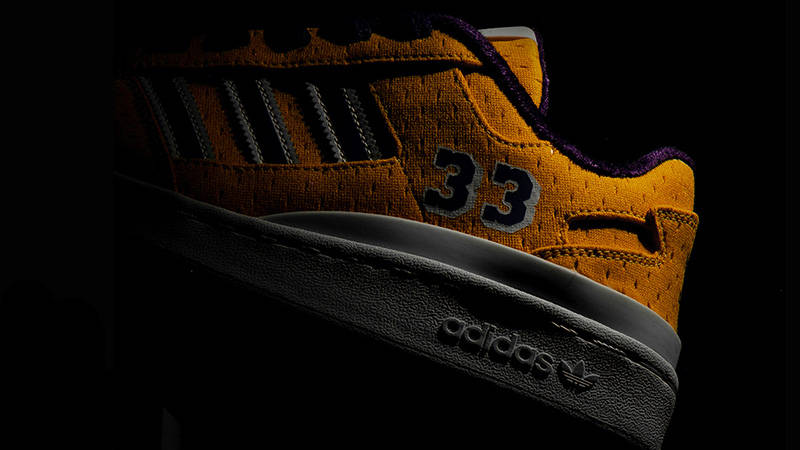 Kareem Abdul-Jabbar x adidas Forum Lo Lakers heel