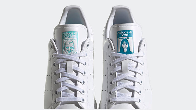 KYNE x adidas Stan Smith White Pulse Aqua | Where To Buy | GX7690