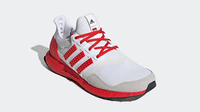 LEGO x adidas Ultra Boost White Red H67955 front