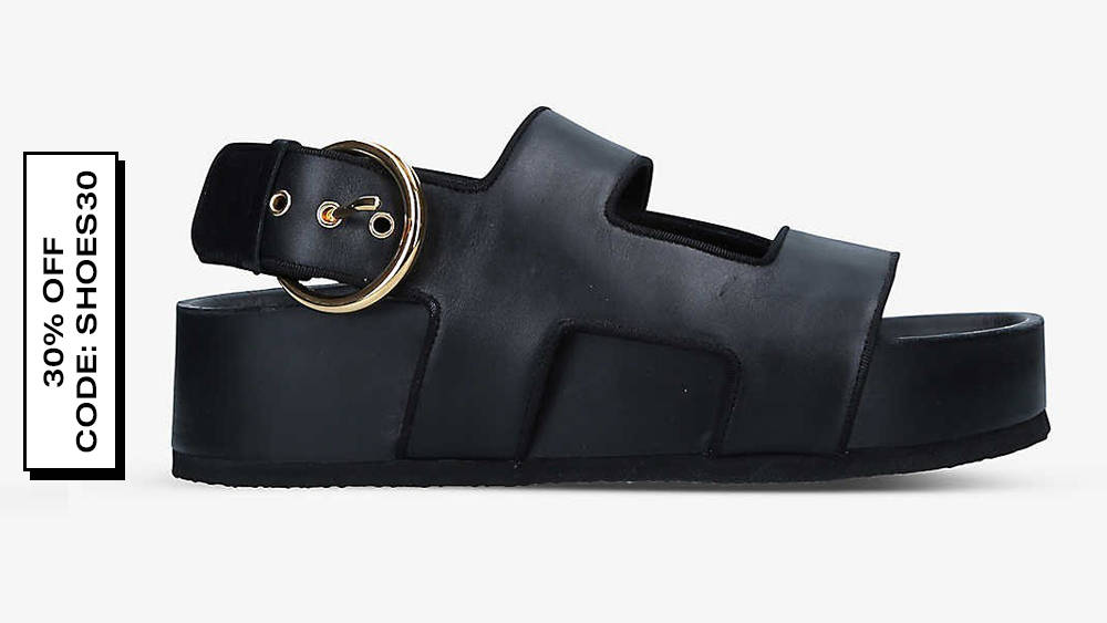 Neous Cher Leather Flatform Sandals