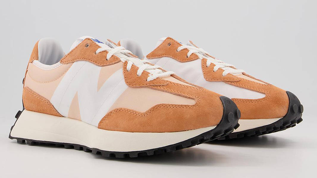 New Balance 327 Orange White