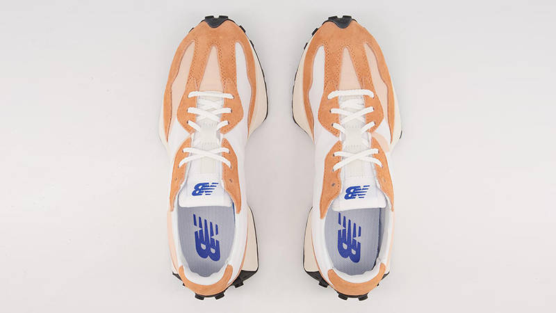 New Balance 327 Orange White