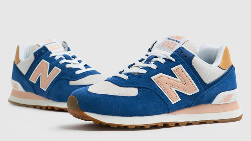 New Balance 574 Blue Pink