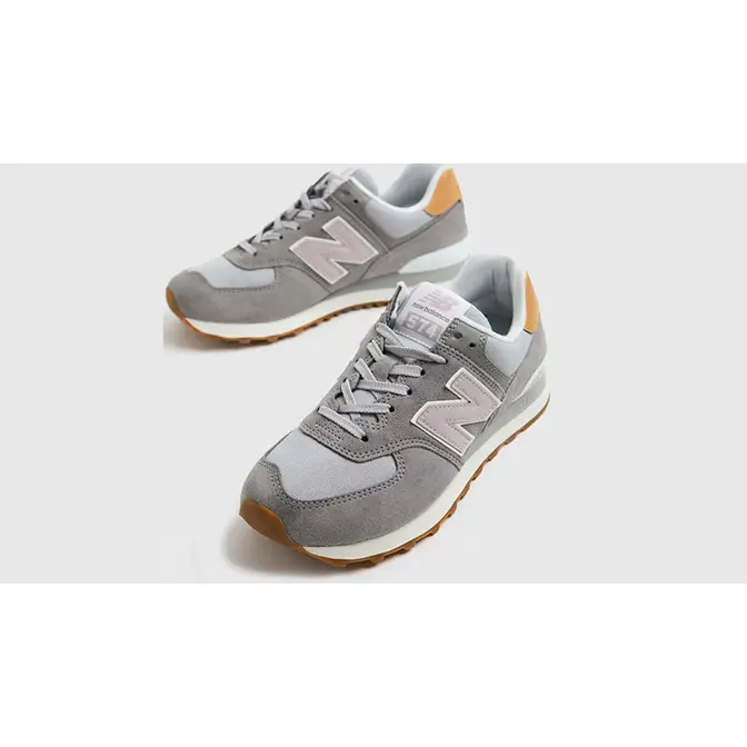 New balance wl574 grey 2024 rose