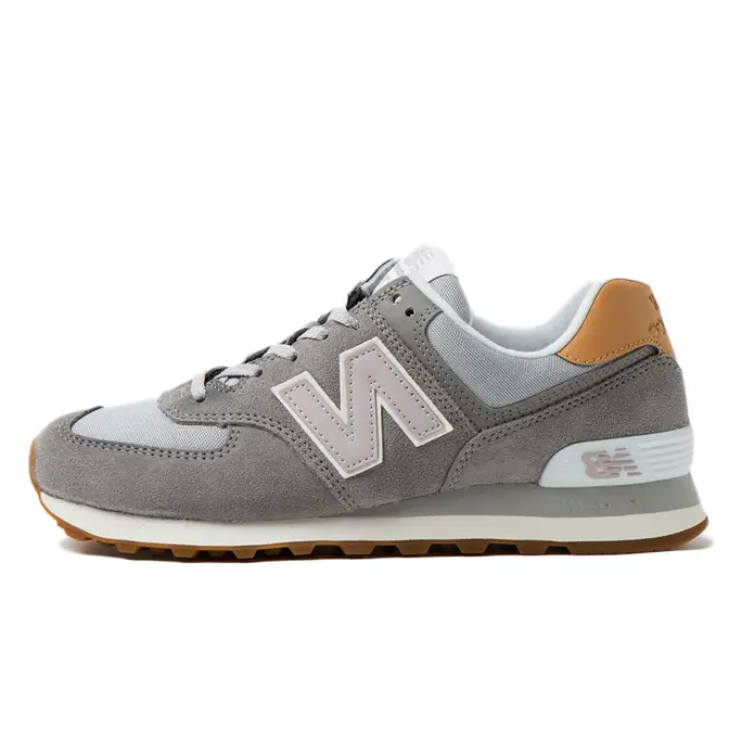 New balance 574 grey best sale pink blue