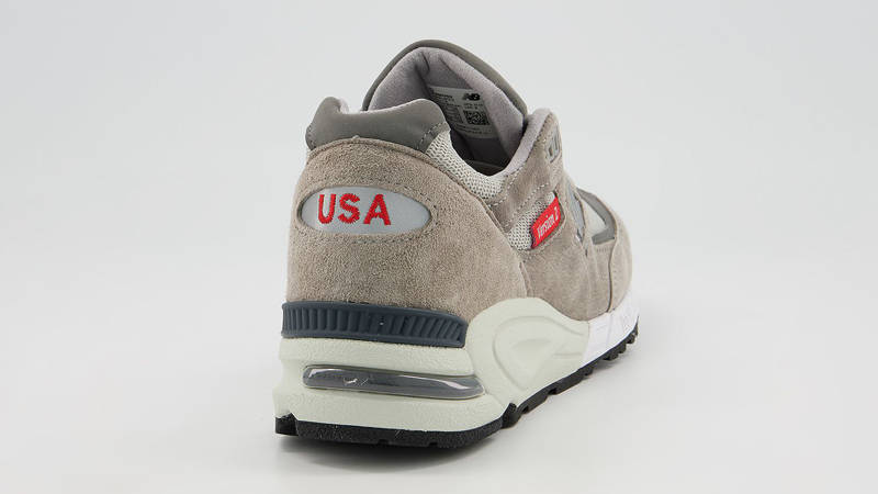 New Balance 990V2 Grey Red Back