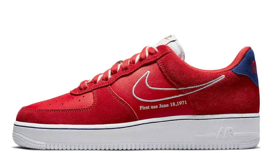 nike air force 1 07 lv8 university red white