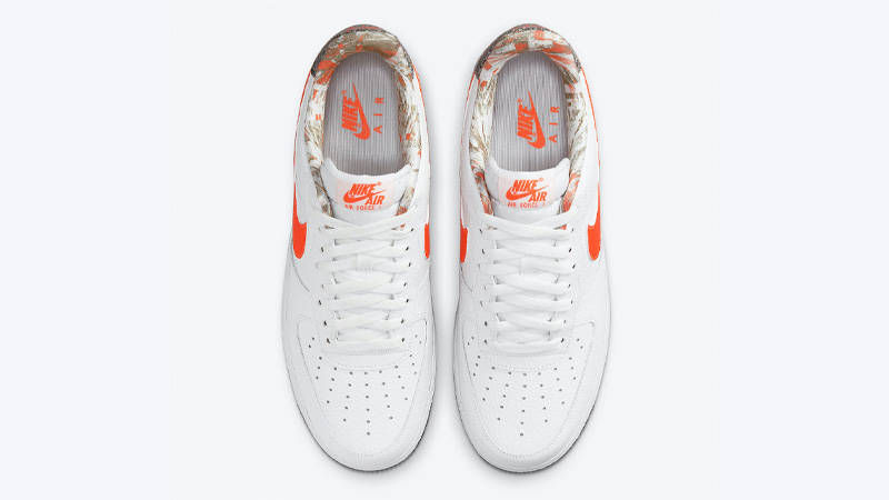 Nike Air Force 1 Crater White Orange Middle