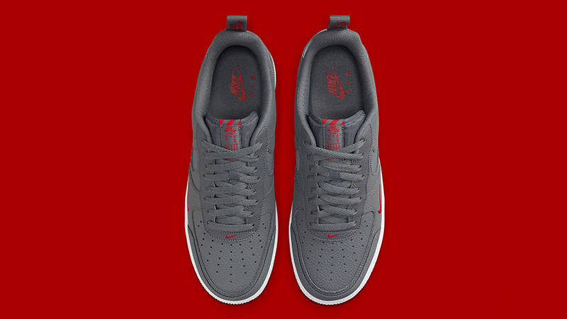 Nike Air Force 1 Grey Red White DN4433-00 middle