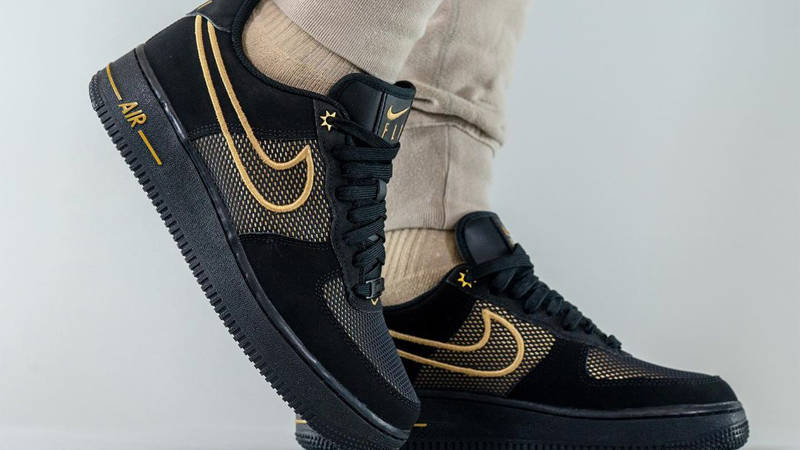 Nike Air Force 1 Legendary Black On Foot