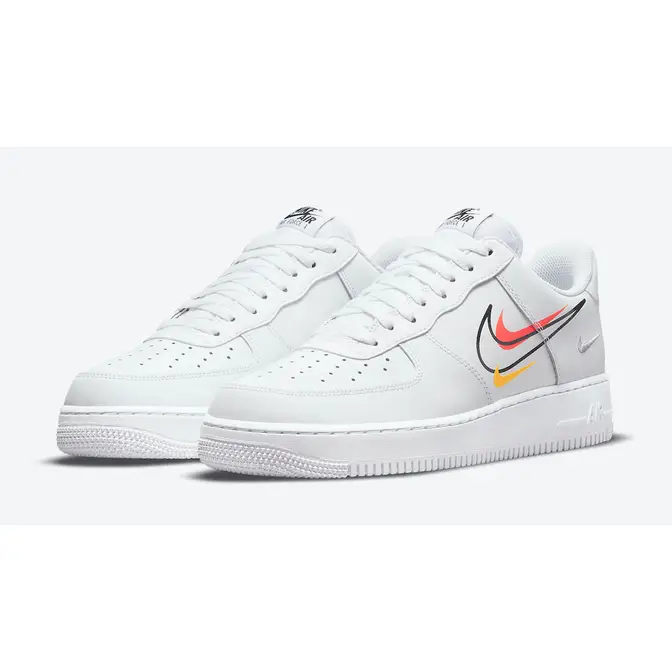 Nike Air Force 1 Low Multi Swoosh White | Where To Buy | DM9096-100 ...