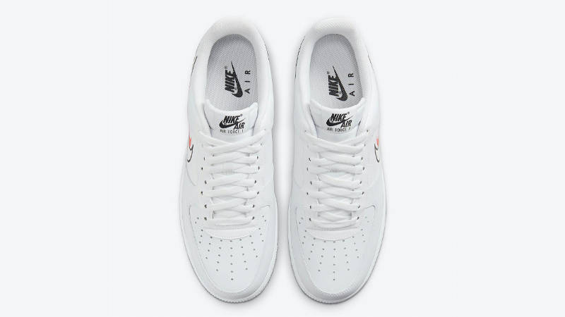Nike Air Force 1 Low Multi Swoosh White Middle