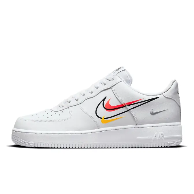 Nike Air Force 1 Low Multi Swoosh White | Where To Buy | DM9096-100 ...