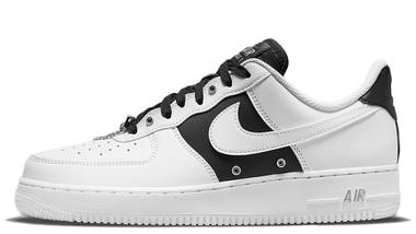 Nike Air Force 1 Low Snap Button Bling Black White