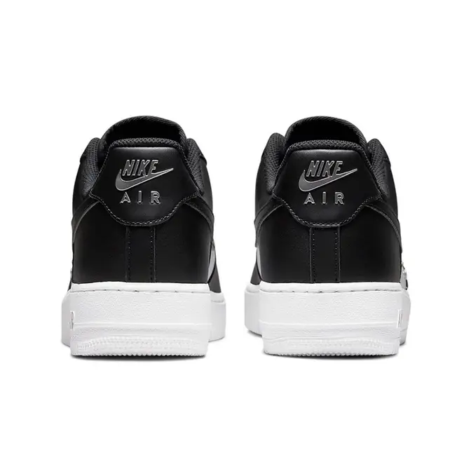 Nike Air Force 1 Low Snap Button Bling White Black | Where To Buy