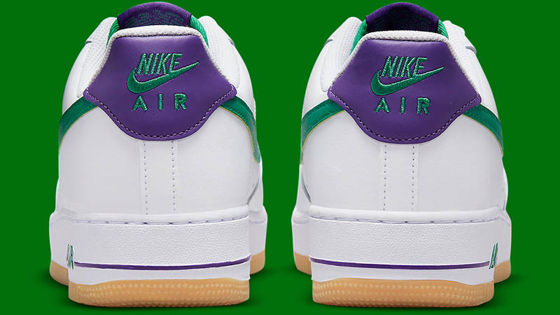 air force 1 green and purple