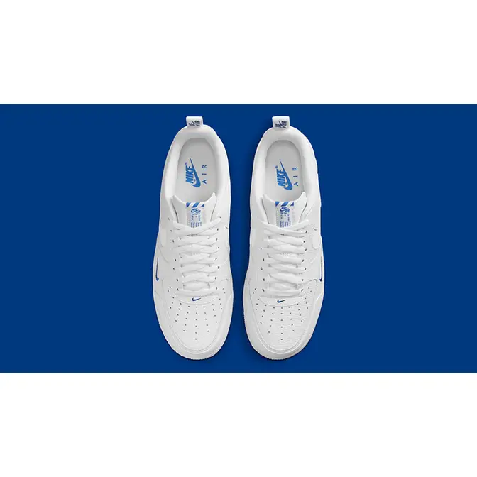 Size 13 - Nike Air Force 1 LV8 White Game Royal - DN4433-100