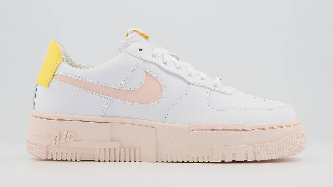 Nike Air Force 1 Pixel White Pastel Pink