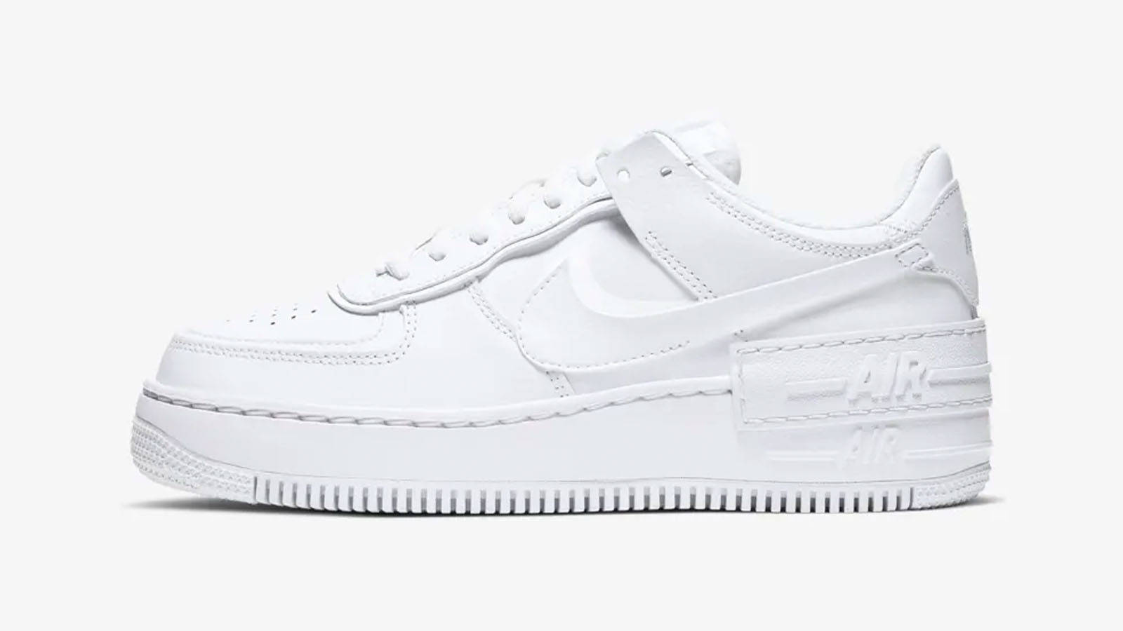 nike air force 1 shadow triple white af1 listicle