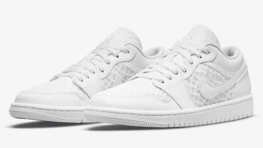 Air Jordan 1 Low Breathe Triple White