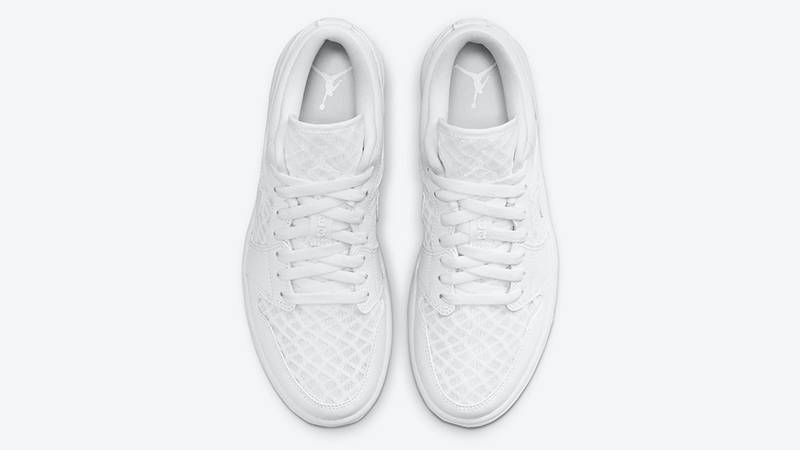 Air Jordan 1 Low Breathe Triple White