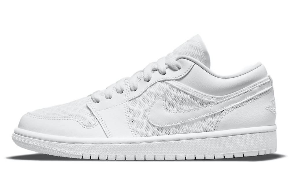 Air Jordan 1 Low Breathe Triple White