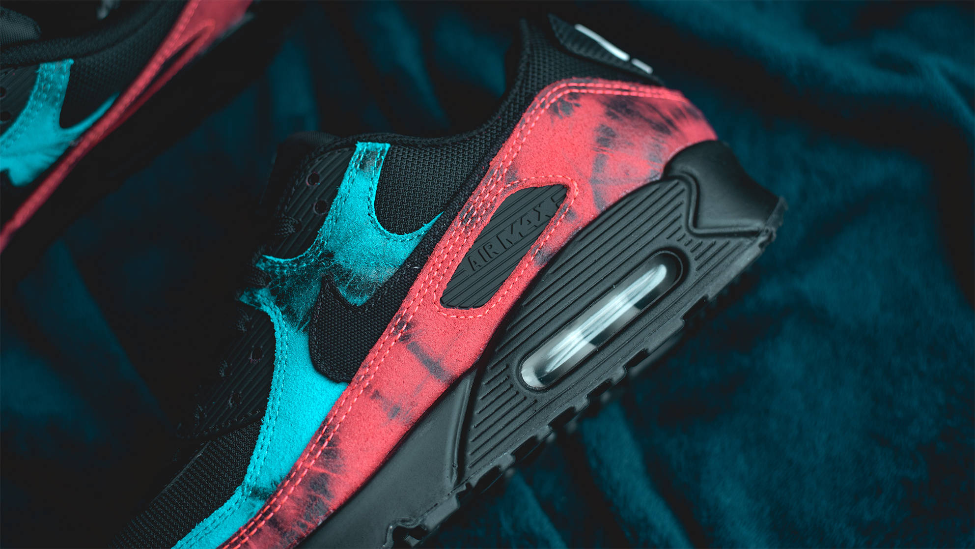 Nike Air Max 90 Black Tie-Dye