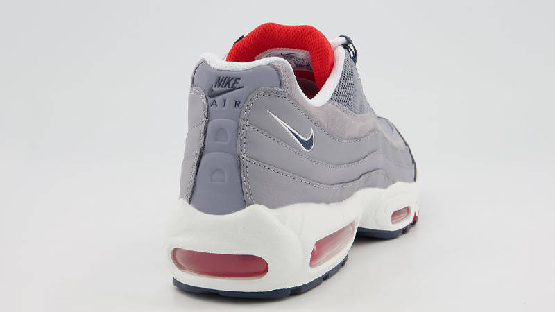 Nike Air Max 95 Grey Chile Red Back
