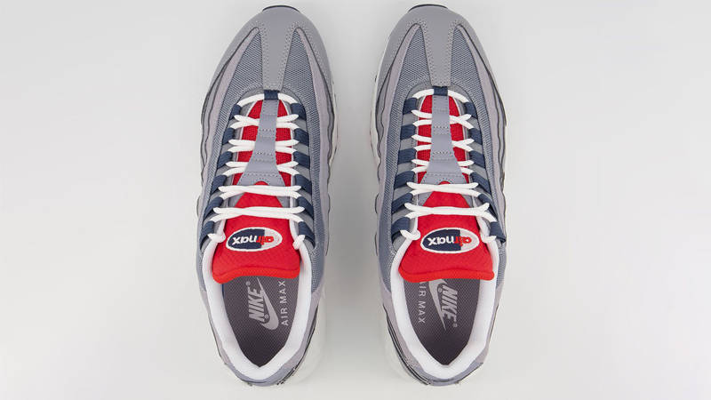 Nike Air Max 95 Grey Chile Red Middle