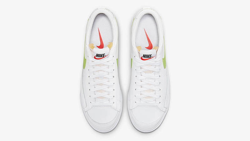Nike Blazer Low Platform White Lemon Twist