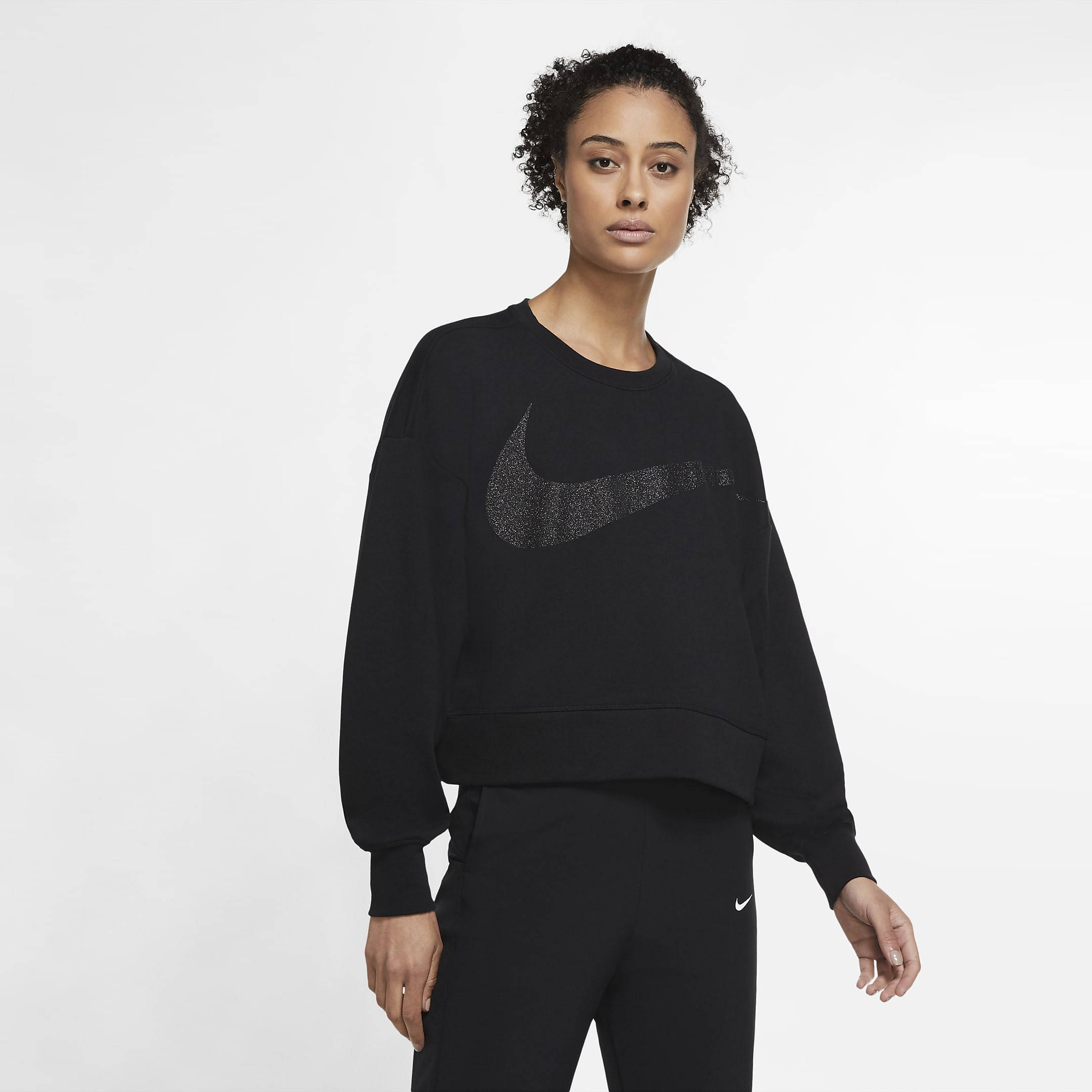 Nike Dri-FIT Get Fit Fleece Sparkle Training Top