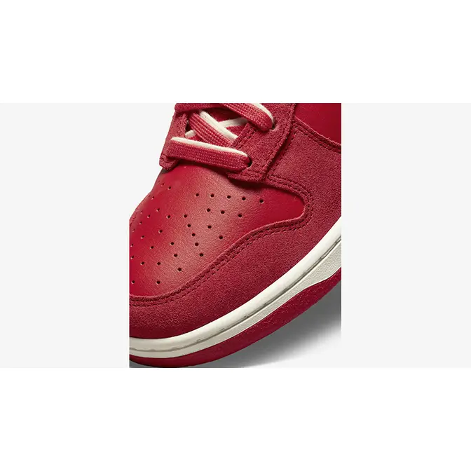 dunk high first use university red