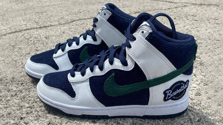 The Nike Dunk High "Official Basketball" Steps Up in a Corduroy Construction The Nike Dunk High "Official Basketball" Steps Up in a Corduroy Construction