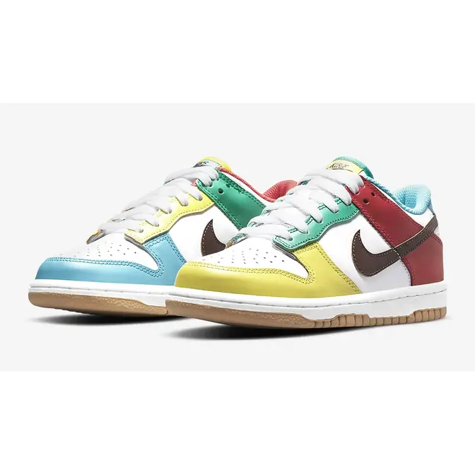 Nike Dunk Low Free 99 GS Asymmetric Multi | Where To Buy | CZ2496