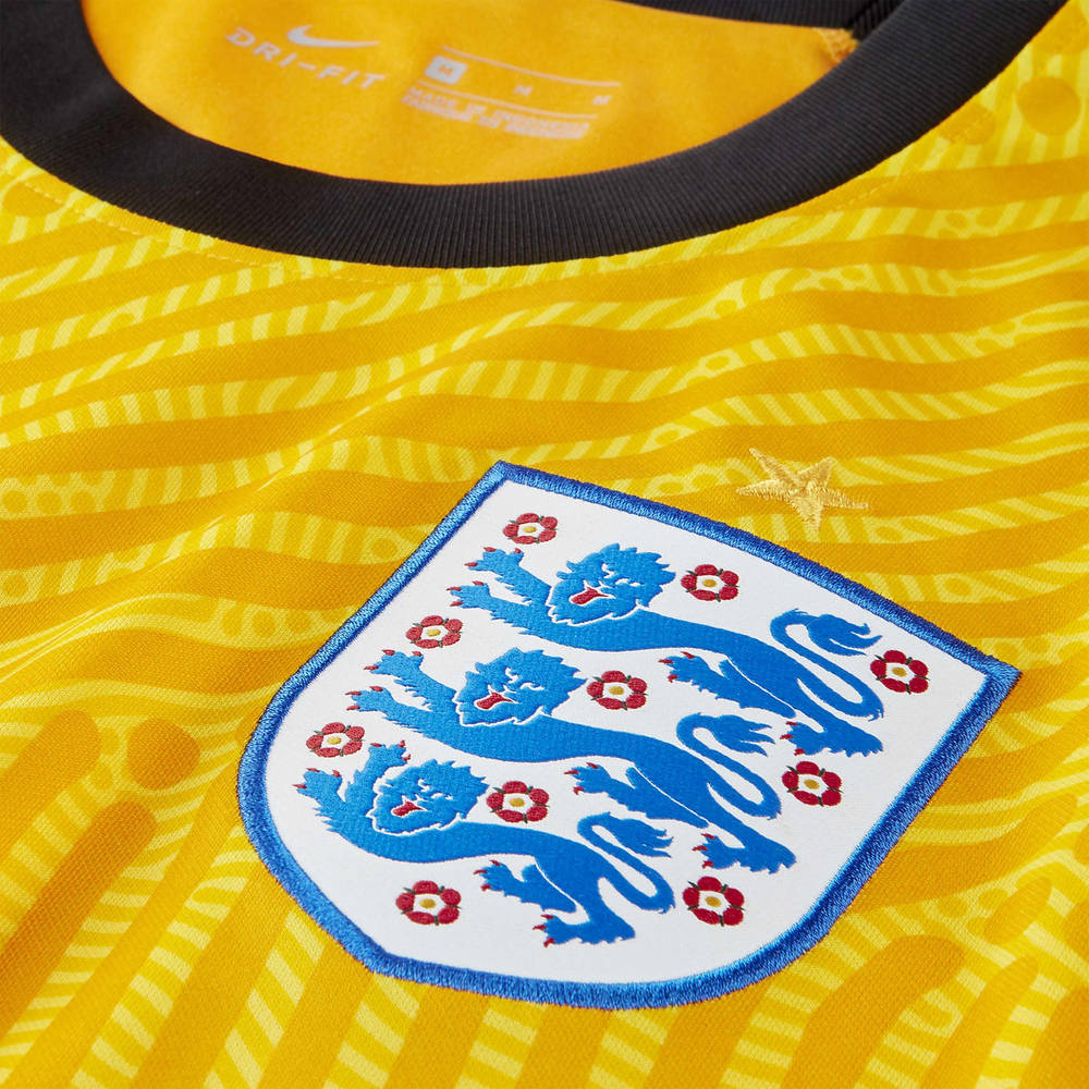 Nike England 2020 Stadium Goalkeeper Football T-Shirt CD4171-719 Detail