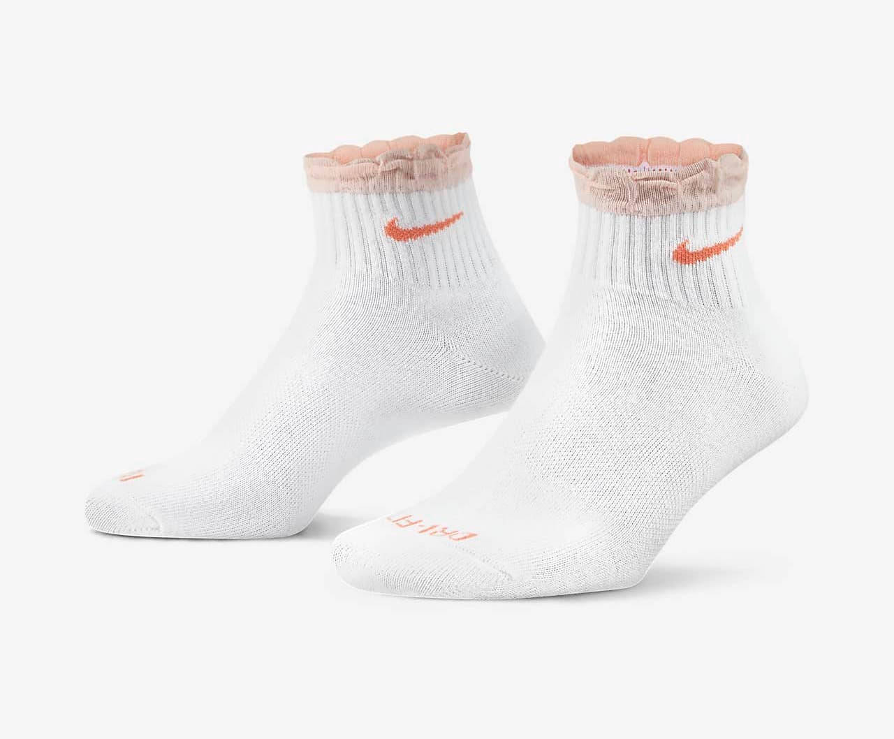 Nike Everyday Socks Pink Trim