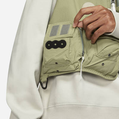 nike khaki gilet