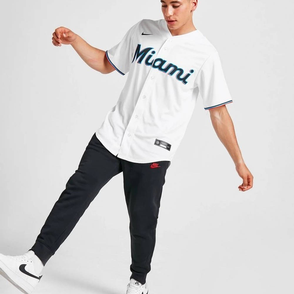Nike MLB Miami Marlins Home Jersey White Full