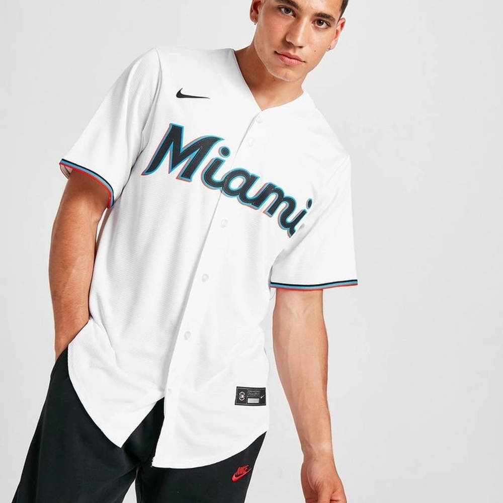Nike MLB Miami Marlins Home Jersey White