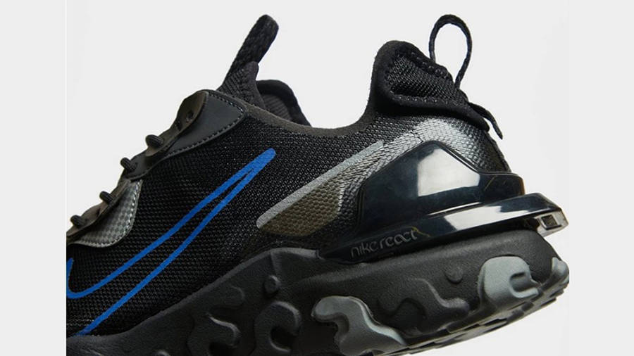 Nike React Vision Black Blue Detail