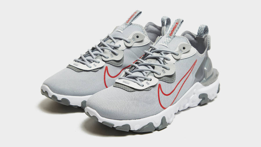 Nike React Vision Grey Red Front